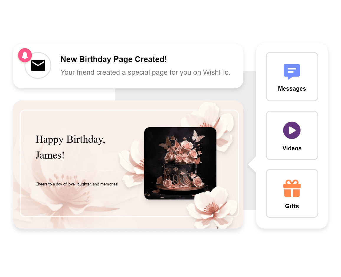 Celebrant Receives the Suprise